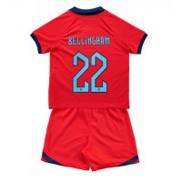 England Jude Bellingham #22 Fotballklær Bortedraktsett Barn VM 2022 Kortermet (+ korte bukser)